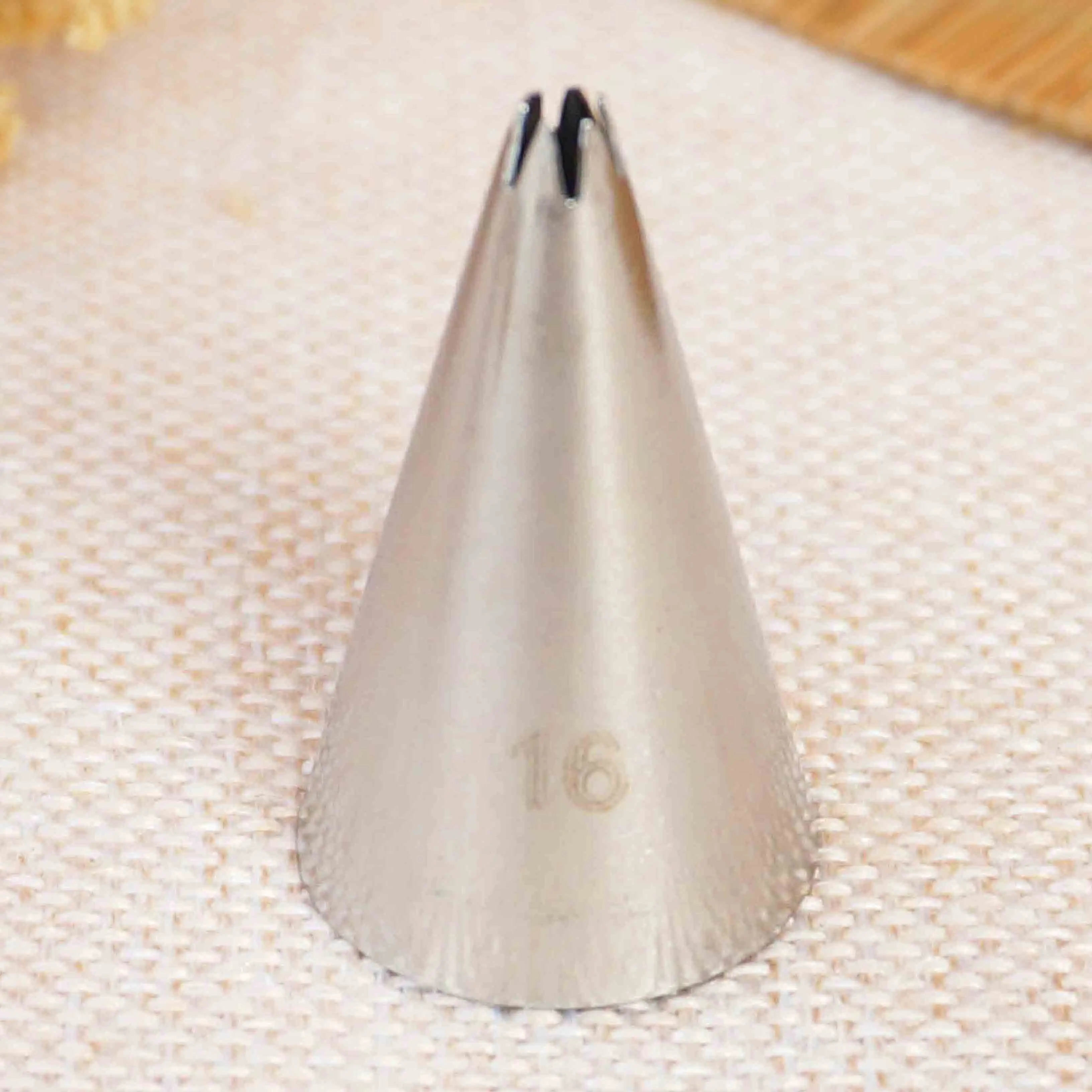 16 Small Size Open Star Icing Nozzle Stainless Steel Piping Tip ...