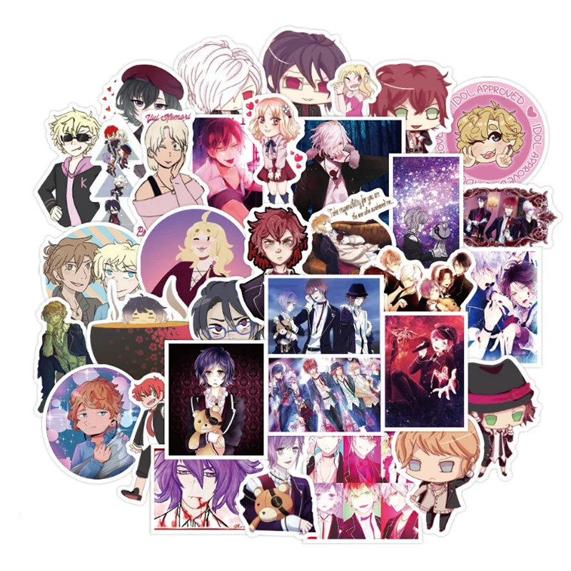 

10/30/50PCS Cute Anime Refrigerator Car Cartoon Suitcase Notes Scooter Graffiti Stickers Wholesale