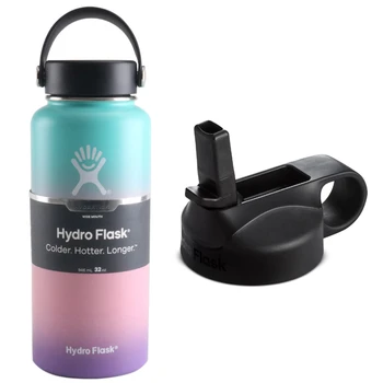 

Hydro Flask Water Bottle Vacuum Insulated Wide Mouth Travel Portable Thermal Bottle Stainless Steel Water Bottle 18oz 32oz 40oz