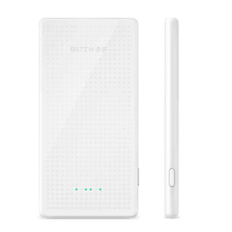 BlitzWolf BW-P7 5000mAh тонкий дизайн USB банк питания для iPhone 11 Pro X XS Max 8 Plus для samsung S9/S9+ S8 Note 9-белый