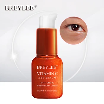 

BREYLEE Vitamin C Eye Serum Mask Cream Skin Care Moisturizing Whitening Remove Melanin Dark Circles Anti-oxidation Eye Care 20ml