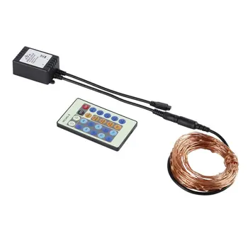 

100 LED 10m LED Light String DC Plug + LED Controller in Christmas Decoration Company Crafts Gifts Garden Decoration