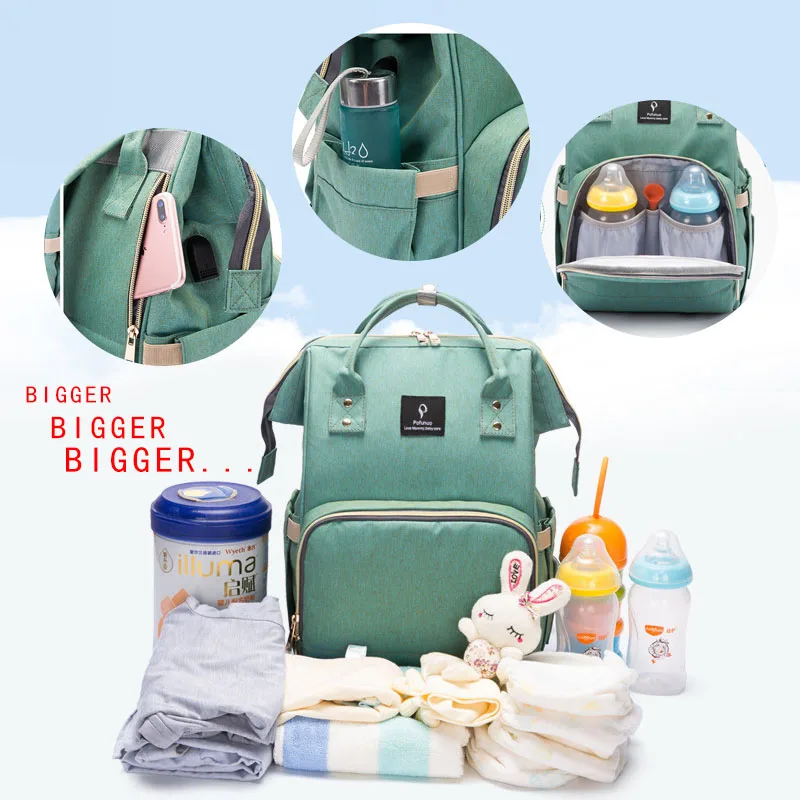 QkoallBag для детских бутылочек, сумка для подгузников, мультяшная Детская сумка для коляски, рюкзак для подгузников, сумка для мам, термо-рюкзак, 1 шт