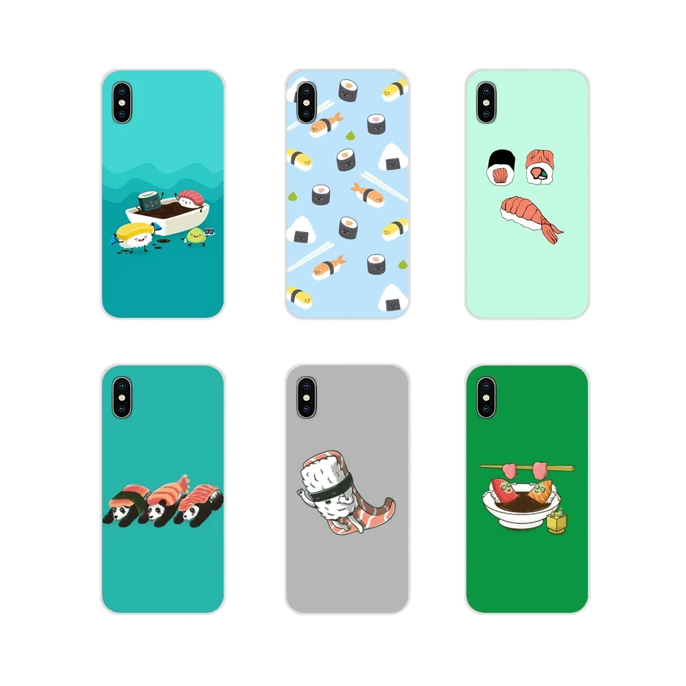 Для Apple iPhone X XR XS 11 12Pro MAX 4S 5C SE 2020 6S 7 8 Plus ipod 5 6 Аксессуары для японских суши чехлы