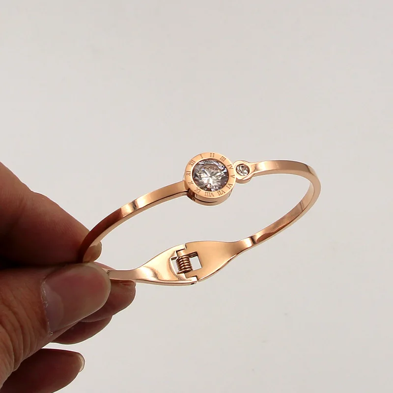 Bangle Bracelet Crystal Love Roman For Women