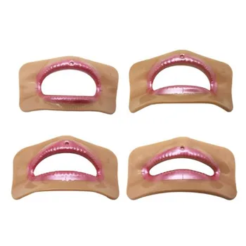 

4pcs/Set Dental Lab Mouth Measuring Lip Different Shape Dental Lip Model Measurement Tool Tooth Alignment Check Measuring Test