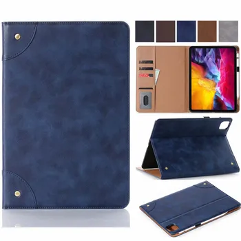 

Luxury Leather Case for Apple iPad Pro 12.9 inch 4th Generation 2020 Cover Smart Case for iPad Pro 12.9'' 2018 Flip Stand Case