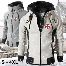 

2021 Fashion Umbrella Men's Clothing Full-Zip Men Windproof Jacket Fleece Hoodies Outdoor Sweatshirt Casual Design Man SportWear