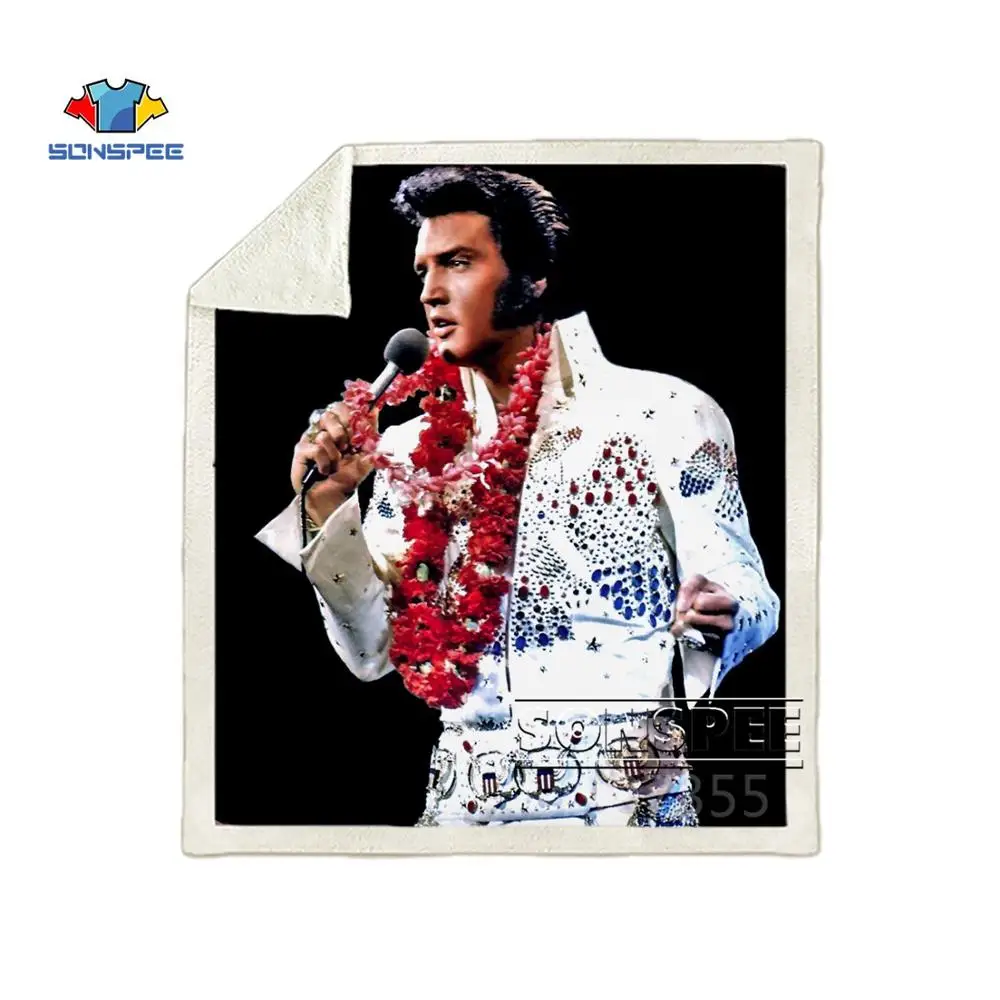 SONSPEE Elvis King singer harajuku для детей и взрослых, 3D принт, одеяло, теплый диван, Стёганое одеяло, покрывало для путешествий, постельные принадлежности, магазин при фабрике K120