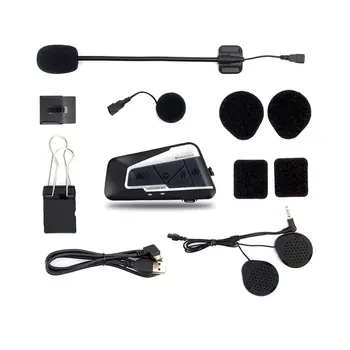 

HEROBIKER 1200M Intercom Motorcycle Helmet Interphone Headset Waterproof Wireless Moto Headset Interphone
