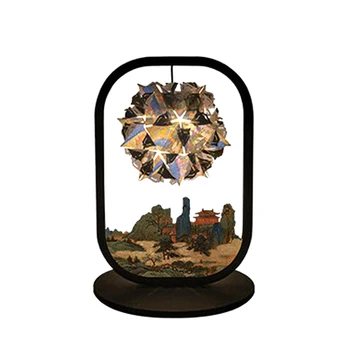 

Novelty Night Light 3D Paper Model Attic Mountain Paper Art Sculpture Toy Home Decor DIY Paper Craft Chinese Style Model Gift