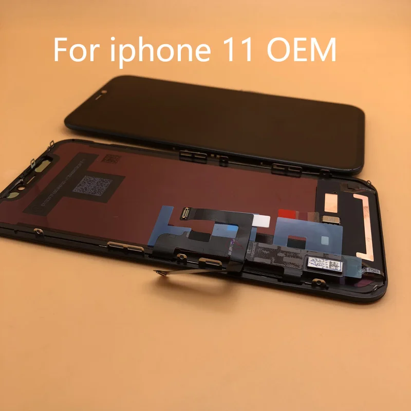 OEM lcd Pantalla для iphone X 11 pro max lcd дисплей кодирующий преобразователь сенсорного экрана в сборе для iphone 11 для iphone 11 дисплей