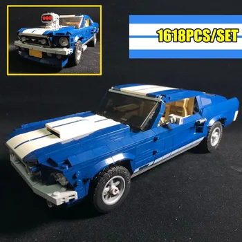 

New 21047 Creator Expert Ford Mustang fit LeGINGlys technic 10265 Set Building Blocks Bricks Assembled DIY Toys Birthday Gifts