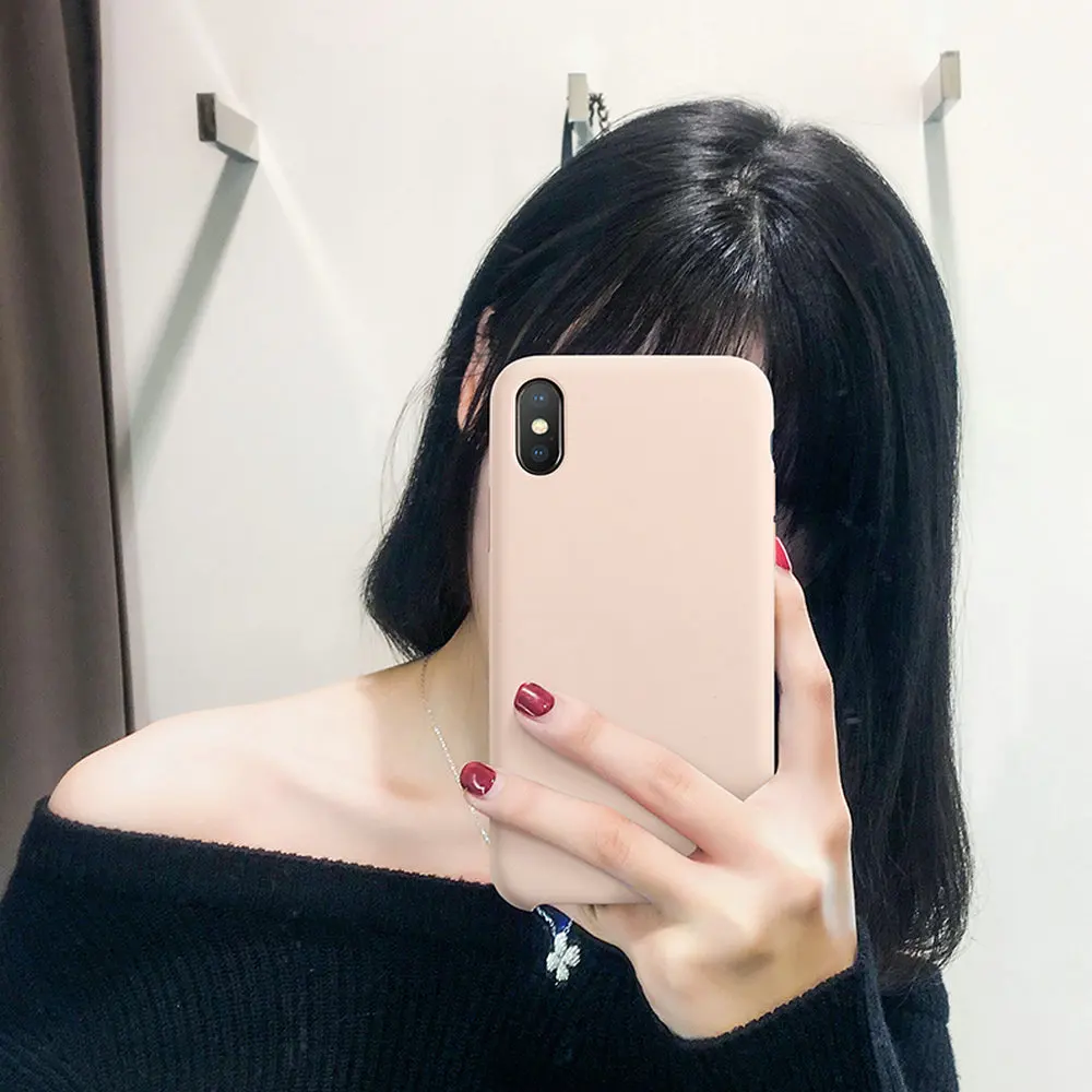 Силиконовый чехол для Apple iPhone 7 8 6 6S Plus чехол для телефона для iPhone X Xs 11 Pro Max XR 5S SE чехол с коробкой