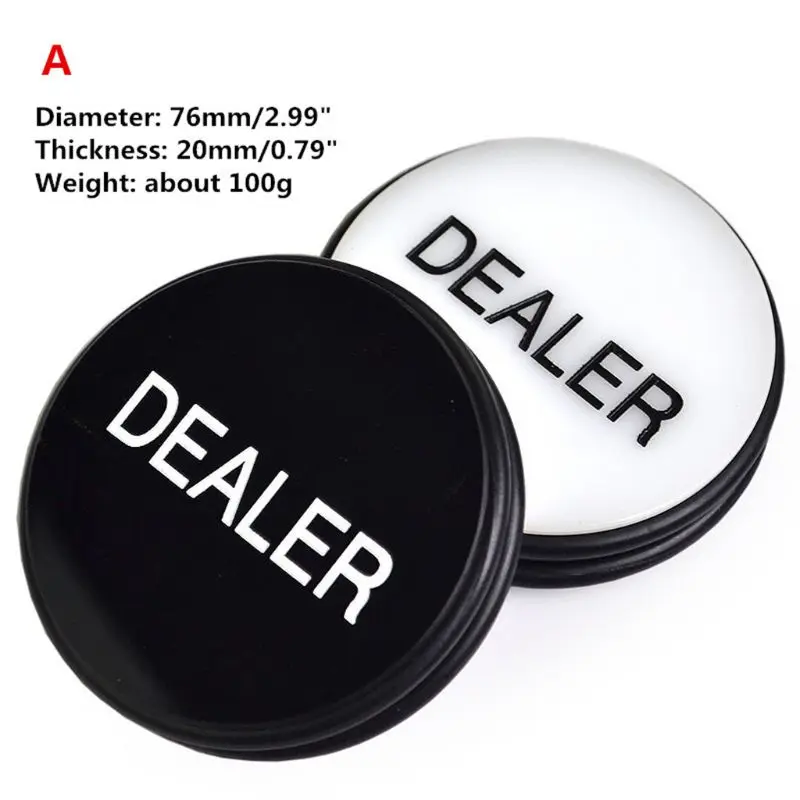 Acrylic Poker Dealer Button Casino Hold'em Pressing Poker Cards Guard Poker Chip - Цвет: A