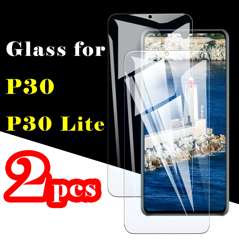 Защитное стекло с полным покрытием для huawei p30 закаленное p 30 lite pro huwai 30p 30pro huavei