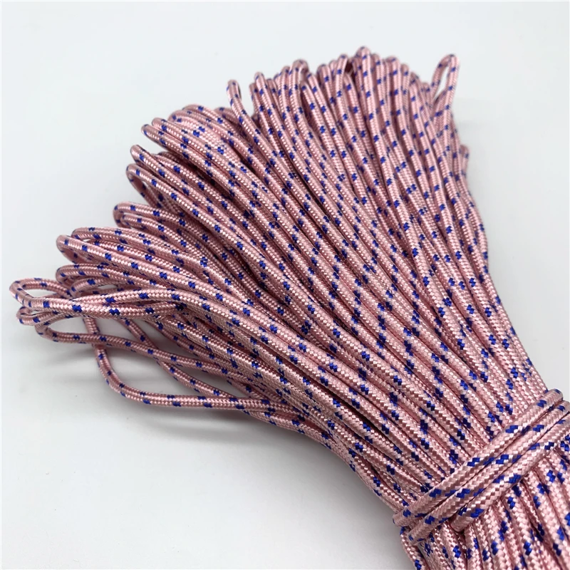 10yards/Lot 3mm Cord Rope Parachute Lanyard Rope For Climbing Camping Survival Equipment Paracord Bracelet Mask Lanyards 
