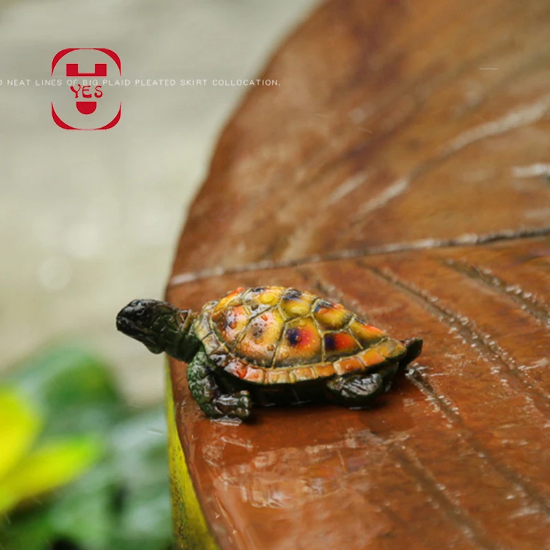 Смола скалолазание черепаха бонсай аквариумный, декоративный подвесной черепаха открытый садовый цветочный горшок орнамент стол многофункциональный домашний декор