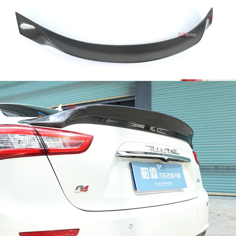 Ghibli спойлер крыло автомобиля задний тюнинг гоночный Bootlid для Maserati 3 0 T S Q4 2014 2015 2016 |