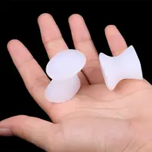 1 пара Мягкий силиконовый ортопедический гель для ног Уход за ногами облегчение боли в носке LN