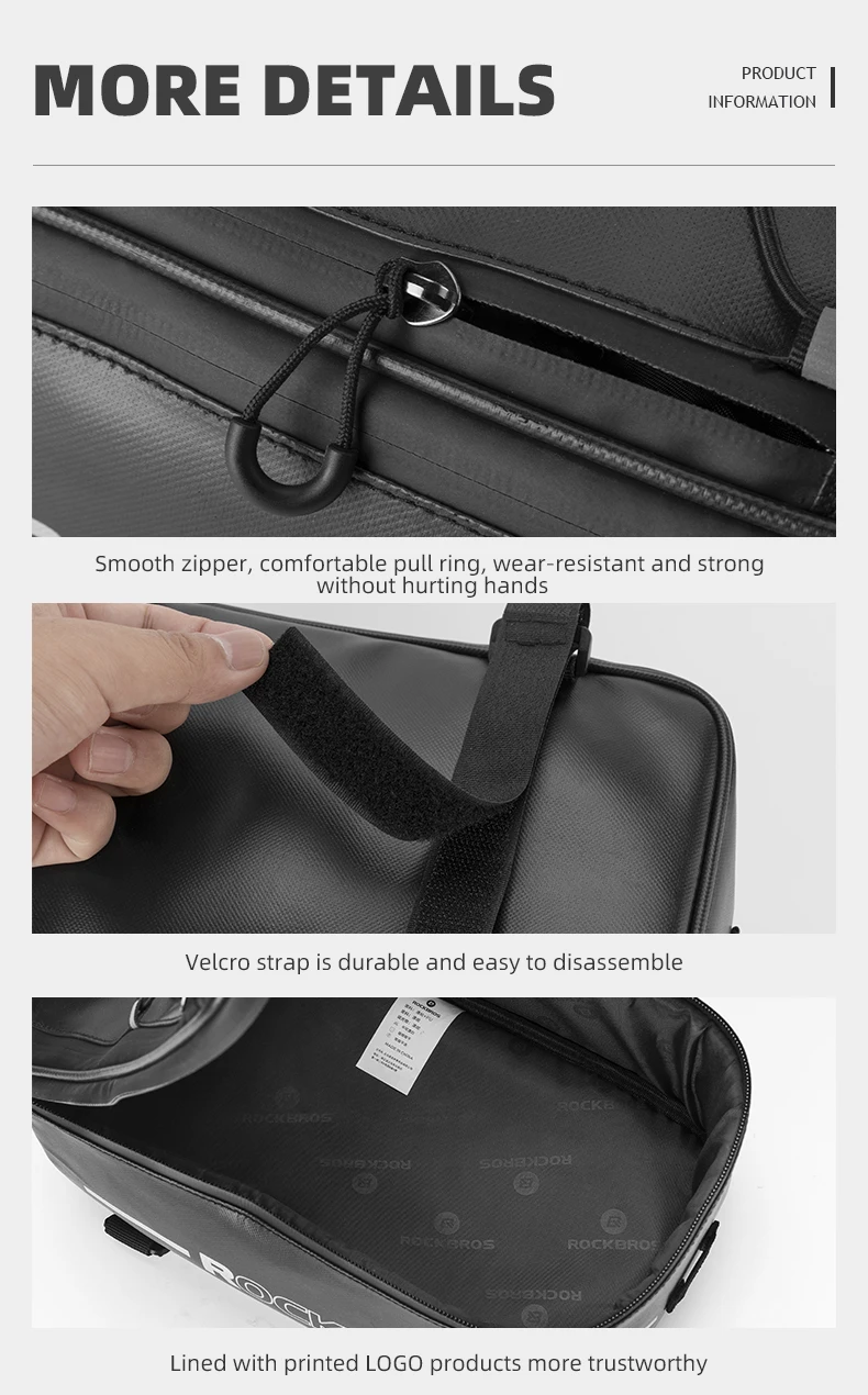 Bicycle Rear Seat Bag Bicycle Rear Bags Waterproof Cycling Travel Trunk Bag Seat