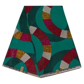 

100% Cotton African Printed Real Wax Fabric DIY Sewing Materials 2020 New Arrival Ankara Nigerian Wax Print Fabric For Wedding