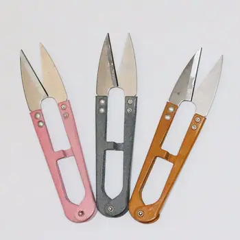 

Handmade Small Scissors Cross Stitch V Shaped Spring Scissors Sewing Thread Head Scissors DIY Stainless Steel Scissors Scissors