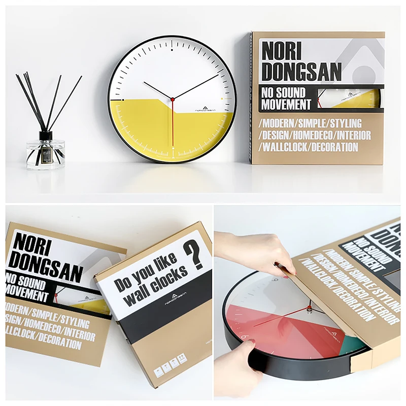 Nordic Large Wall Clock Metal Living Room Silent Modern Simple Luxury Wall Watch Mechanism Hidden Stash Reloj Cocina Decor SC319