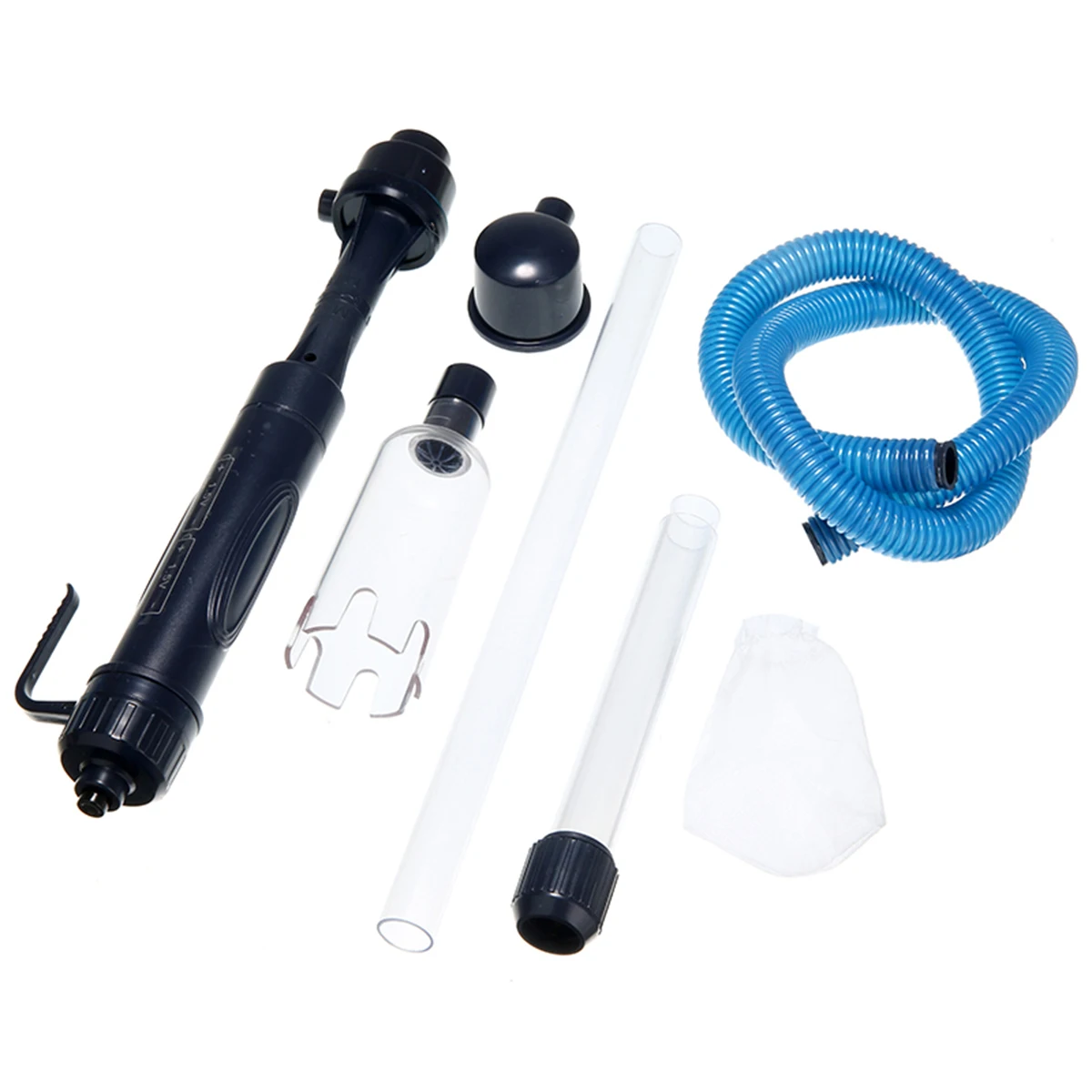 Aquarium Battery-Powered Gravel Cleaner Fish Tank Siphon Vacuum Water Change