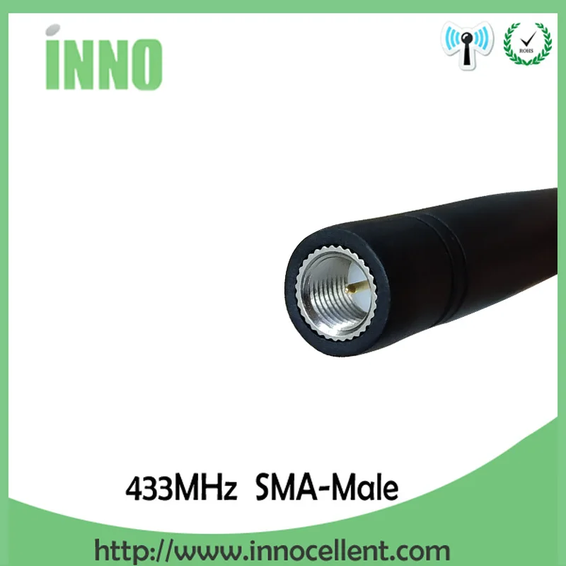 433MHz Антенна 3dbi SMA разъем 433 mhz antena резиновая антенна 433 m антенна для беспроводного гидрометра газометр Lorawan Emeter