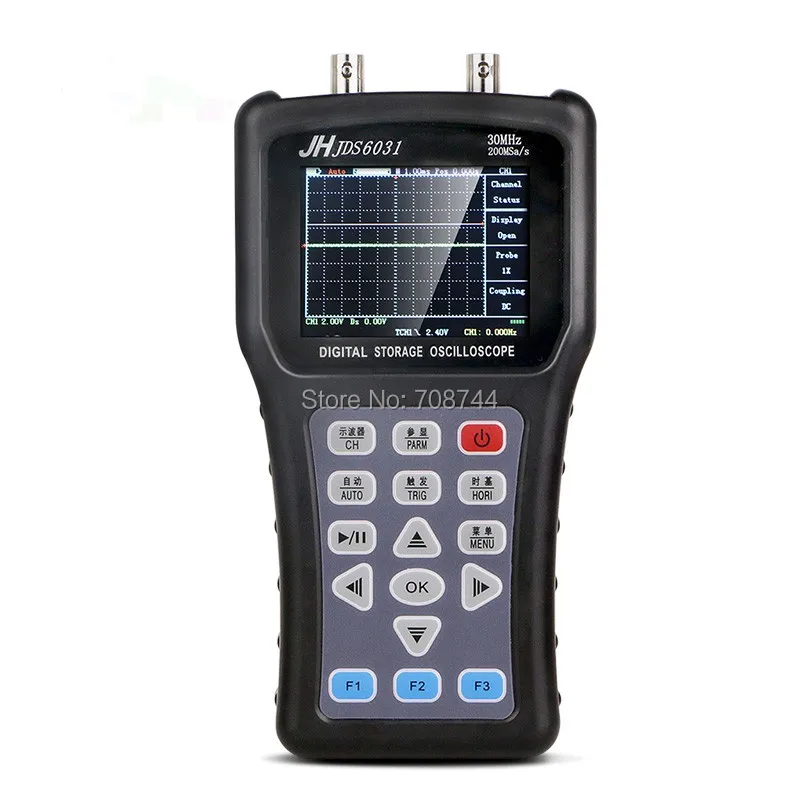 Портативный осциллограф JDS6031 1 канал 30 м 200 Мвыб/с с USB зарядным датчиком набор