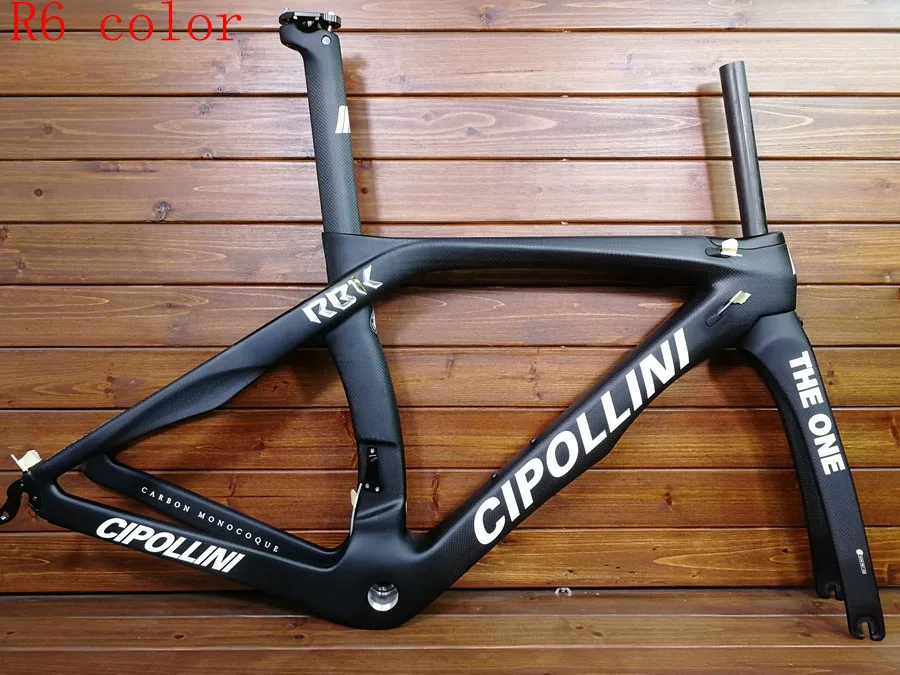 Новая модель Cipollini RB1K T1100 3k углеродная рама для дорожного велосипеда гоночный набор углеродных велосипедов Сделано в Тайване can XDB корабль - Цвет: R6 color