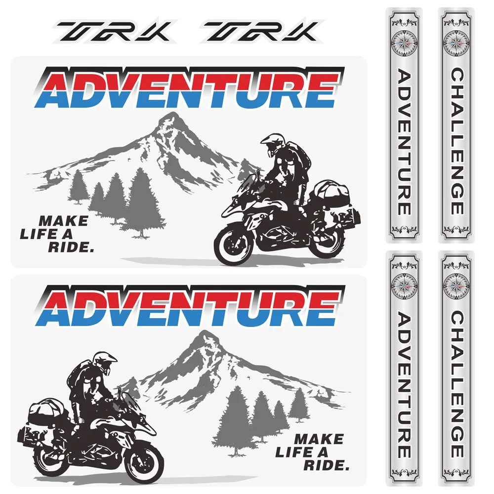 

For Benelli TRK502 TRK 502 X 521 502X new Motorcycle Tail Top Side Box cases Luggage Aluminium Stickers Decals ADV Adventure