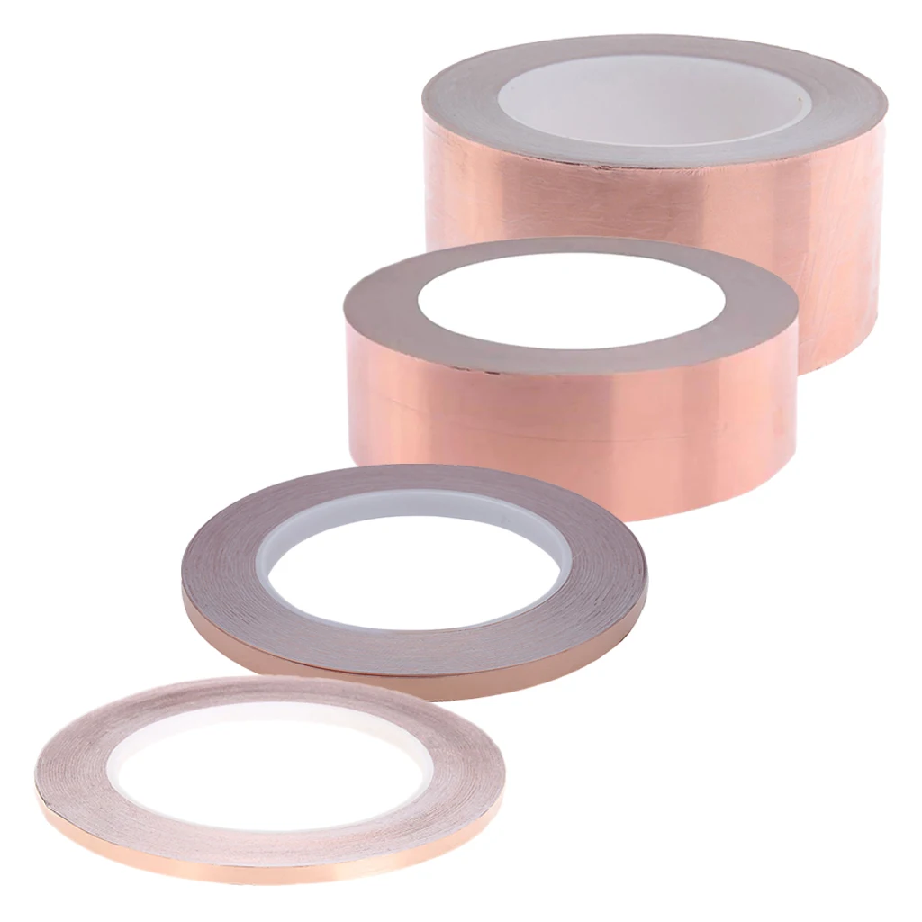 Adhesive Copper Foil Tape Shielding Guitar Slug Snail Barrier Electronic