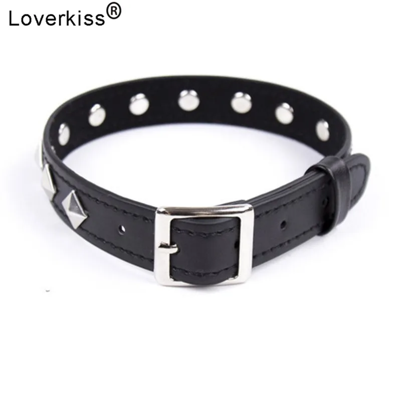 Loverkiss Забавный мини ошейник из искусственной кожи секс игрушки для БДСМ Фетиш