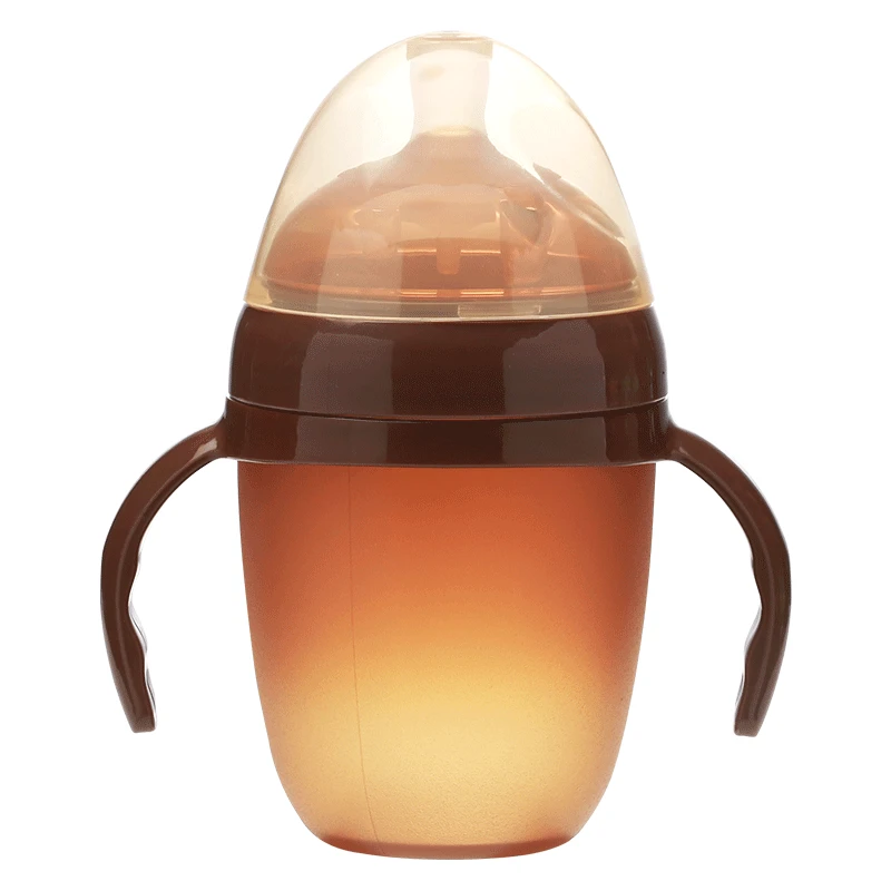 

Maternal And Child Supplies New Style 180ml Nano Silver Silicone Nursing Bottle Ultra-Wide Caliber Anti-True Breast Milk Weaning