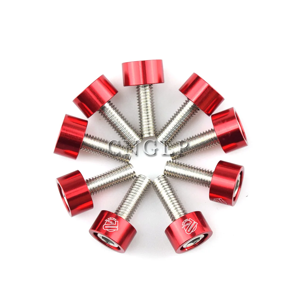 Fender washers M8 9 Pcs/Pack Aluminum for Honda Air Inlet Manifold Engine