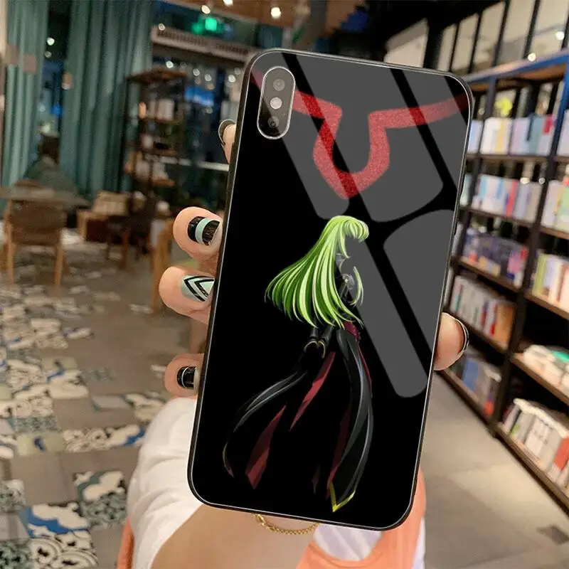 protective phone cases Anime Code Geass Lelouch Đen Nóng Điện Thoại Ốp Lưng Thân Tàu Kính Cường Lực Cho iPhone 11 Pro XR XS MAX 8X7 6S 6 Plus SE 2020 Ốp Lưng apple phone case