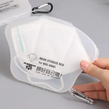 

Portable Equipment Mask Storage Box Dust-Proof and Moisture-Proof Cleaning Box Mask Box Transparent Plastic Box