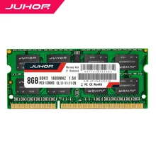 Оперативная память JUHOR ddr3, 4 ГБ, 8 ГБ, память для ноутбука с нагревом sodimm, 1333 МГц, 1600 МГц, nb ram, 1,35 в, 1,5 в, Новая Память dimm