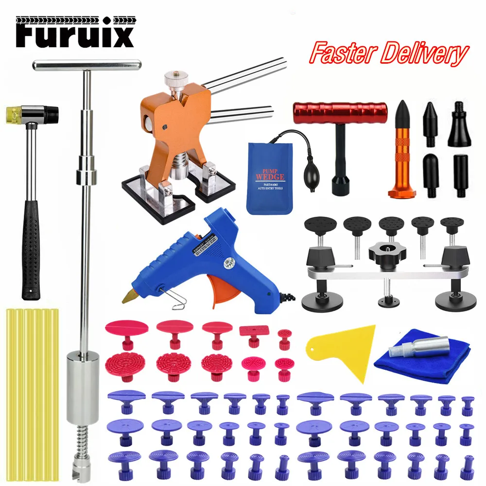 

Furuix Paintless Dent Removal Kit Car Body Dent Repair Kit Dent Remover