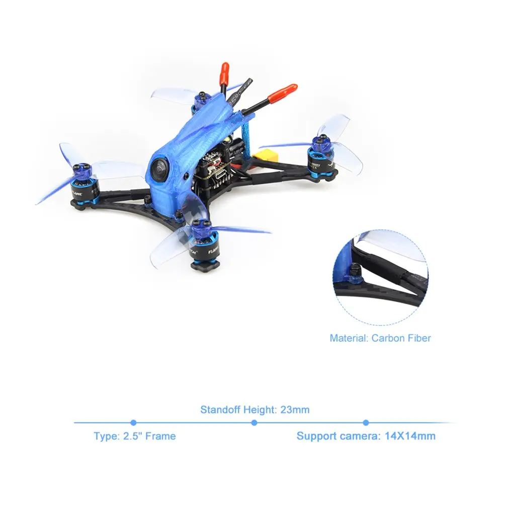 HGLRC Parrot120 Pro PNP 2,5 дюймов зубочистка FPV гоночный Дрон с 6000кв бесщеточный двигатель FD13A 4 в 1 ESC Micro VTX Stack