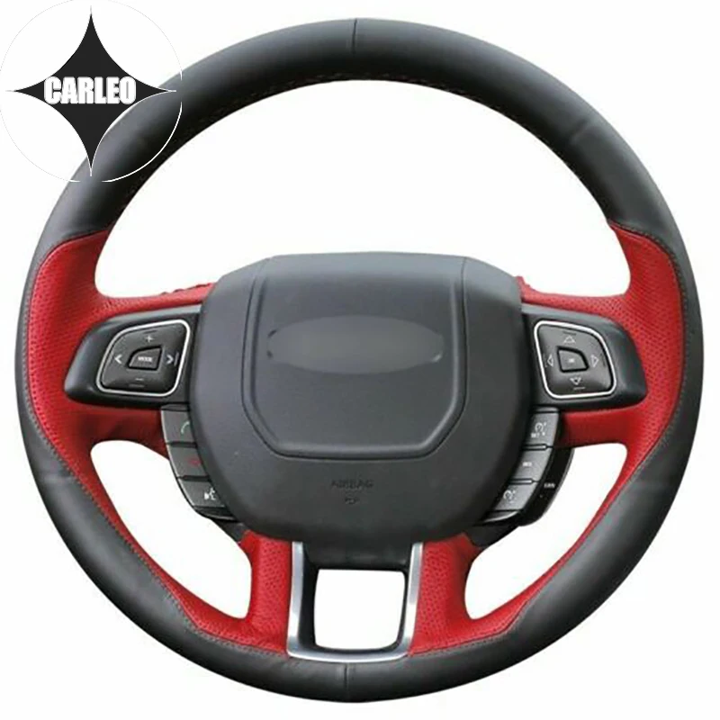 

DIY чехол рулевого колеса автомобиля для Range Rover Sport 2012, из подлинной замши и кожи на заказ ручная вышивка держатель на Обёрточная бумага руль