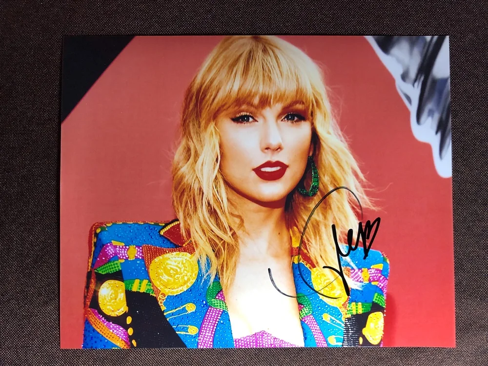 Подпись Taylor фото с автографом автограф ink8* 10 K-POP 102019A2