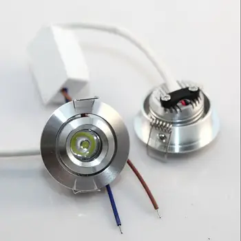 

AC110V 220V LED Mini ceiling LED spot light lamp dimmable 3W mini LED downlight Silver Mini LED downlight free shipping