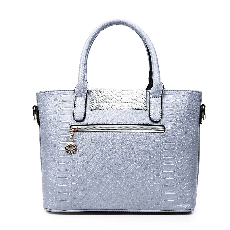 

2019 Spring And Summer New Style Fashion Different Size Bags Six Pieces Set-Style Crocodile Pattern Shoulder Female Big Bag