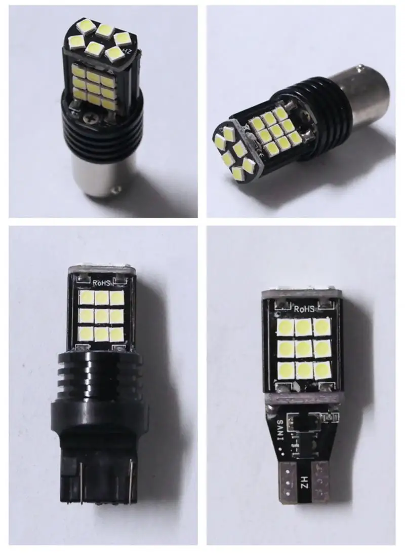 1157 T15 T20 светодиодный лампы 3030 24 Smd CanBus Нет Ошибка светильник для поворотов