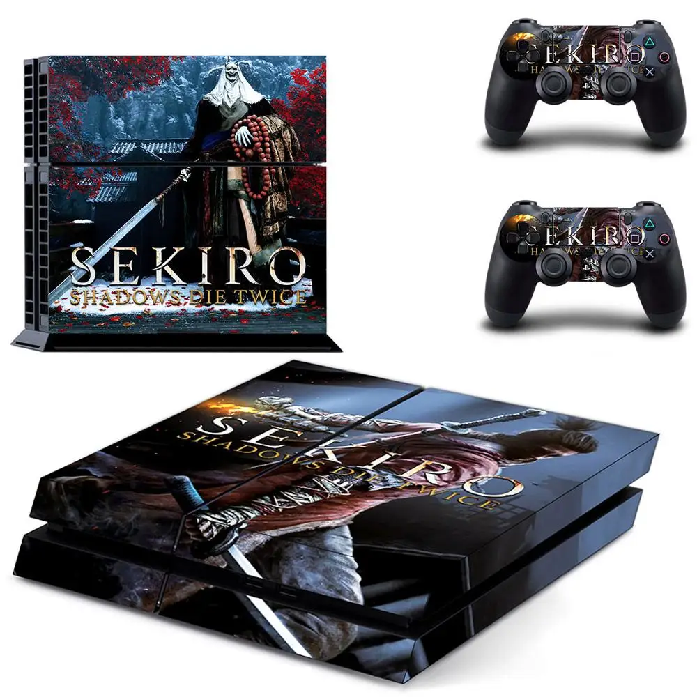 Sekiro Shadows Die Twice PS4 sticker s Play station 4 наклейки для кожи наклейки для playstation 4 PS4 консоли и контроллера Скины Виниловые