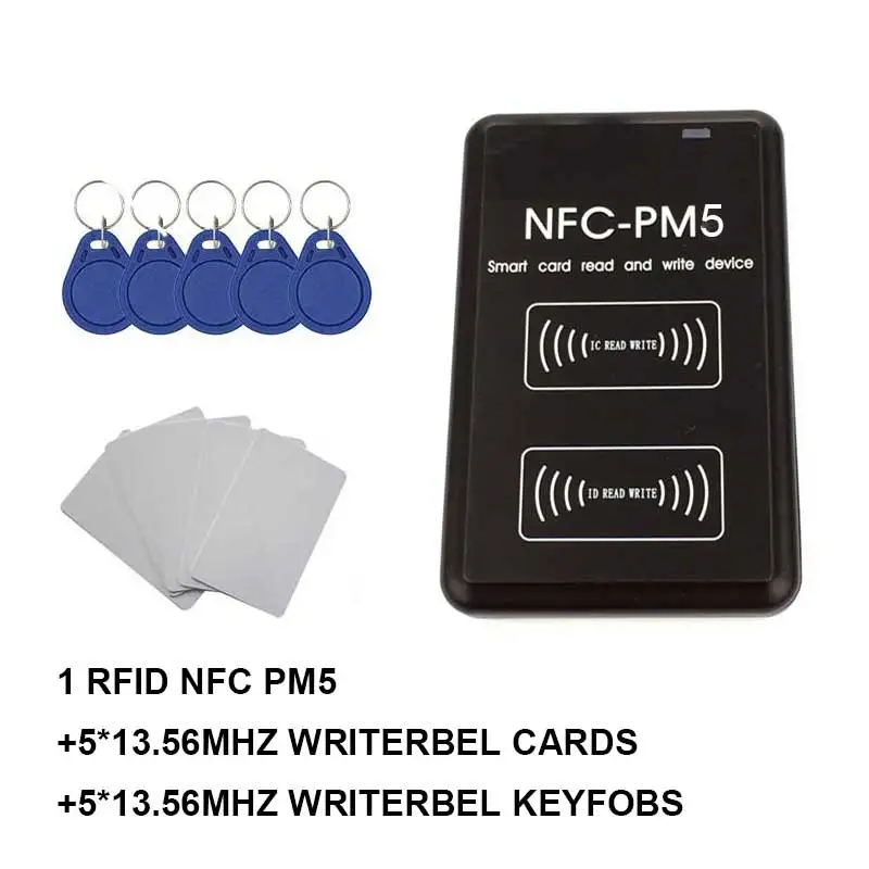 PM3 IC Reader Writer 13,56 МГц RFID NFC Дубликатор полное декодирование функция копировальная карта - Цвет: NFC-PM3-5uidkey5uidc