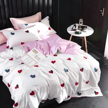 

Svetanya Pure Egyptian Cotton 500TC Bedding Set Silkly Linens Flat Fitted Sheet Pillowcase Quilt Cover